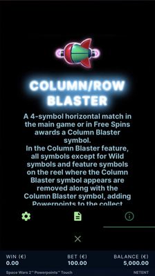 Blaster Feature