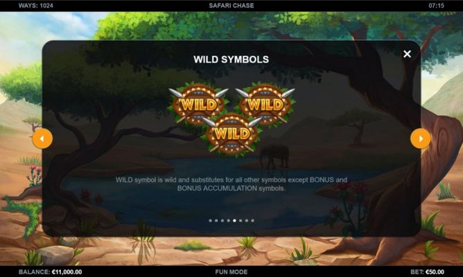 Safari Chase :: Wild Symbol Rules