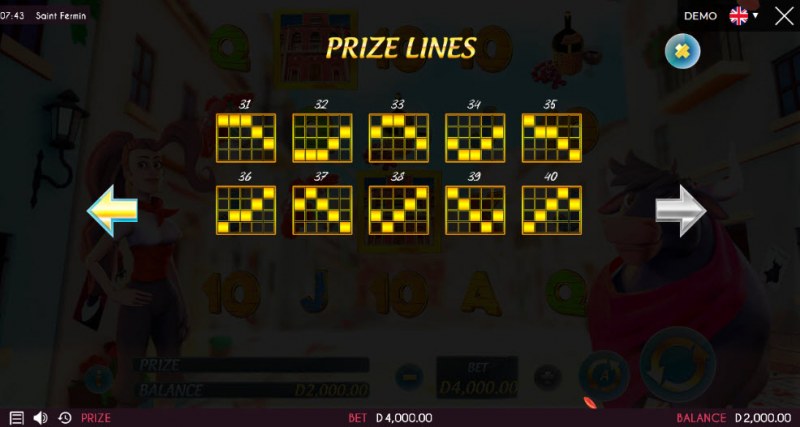 Prize Lines 31-40