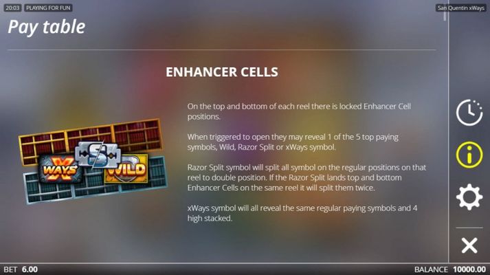 San Quentin :: Enhancer Cells