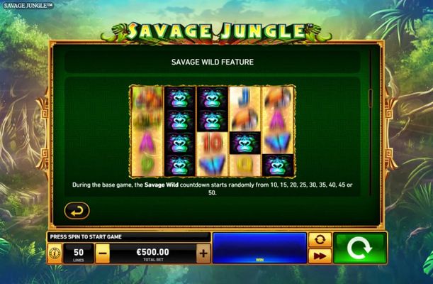 Savage Jungle :: Feature Rules