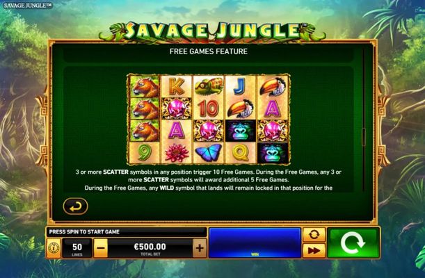Savage Jungle :: Free Game Rules