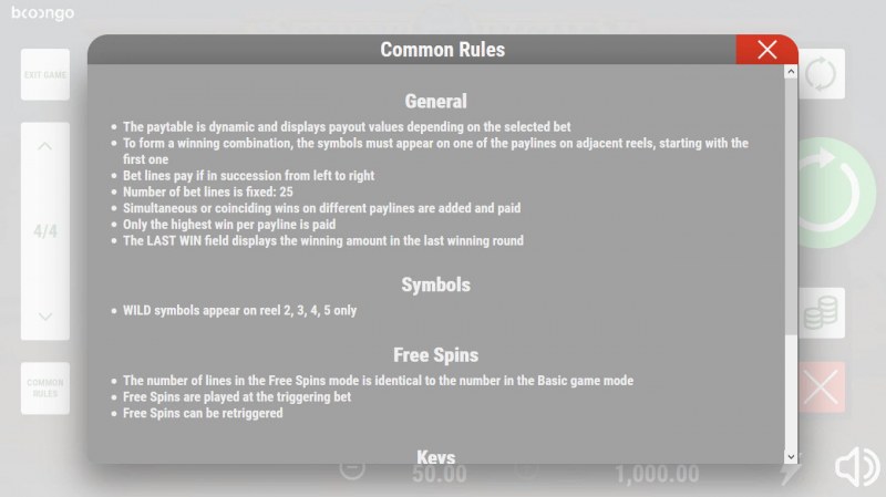 General Game Rules