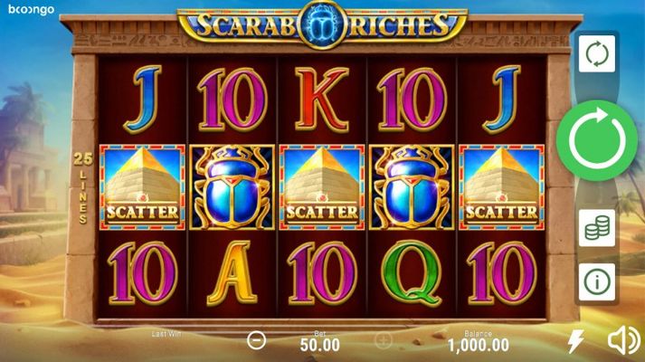 Scarab Riches :: Main Game Board