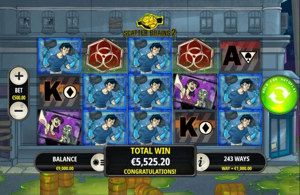 Scatter Brains 2 :: Multiple winning combinations lead to a big win