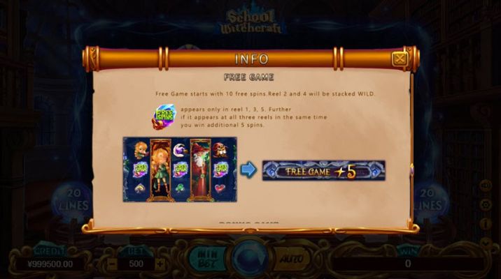 School of Witchcraft :: Free Spins Rules