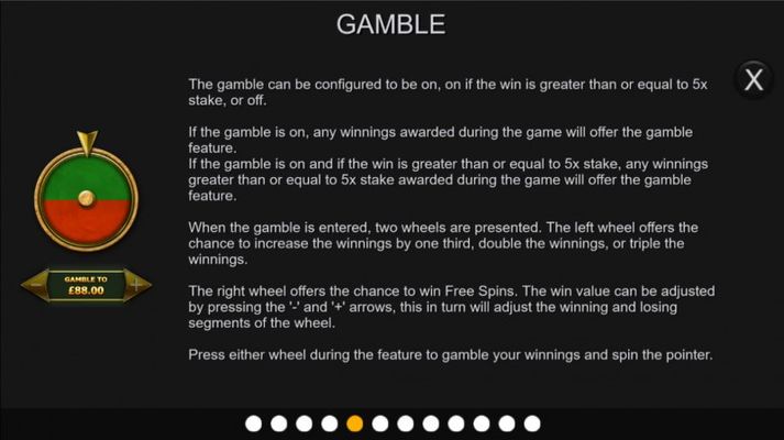Scroll of Egypt :: Gamble feature