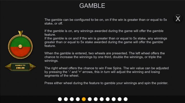 Gamble feature