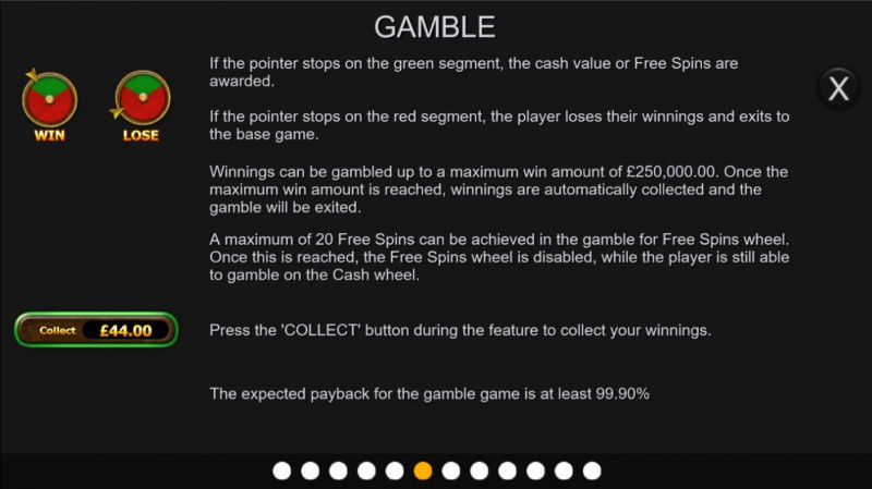 Gamble feature