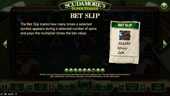 Scudamore's Super Stakes :: Feature Rules - Bet Slip