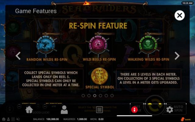 Re-Spin Feature