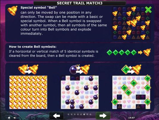 Secret Trail Match 3 :: Feature Rules