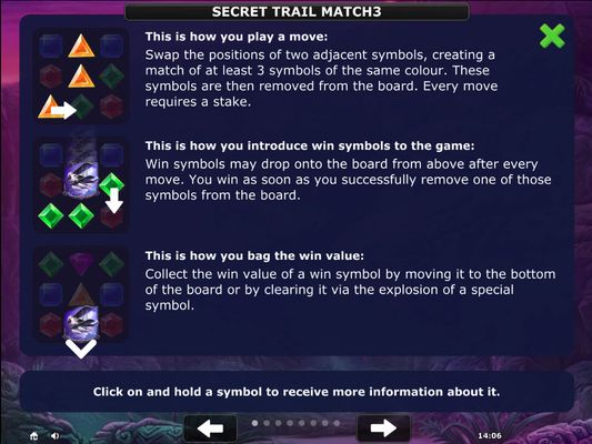 Secret Trail Match 3 :: How To Play