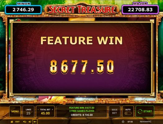 Total Free Spins Payout