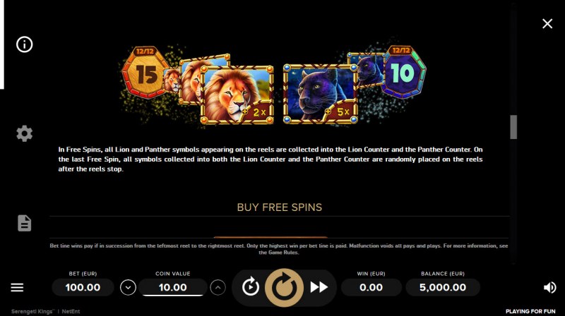 Free Spins Rules