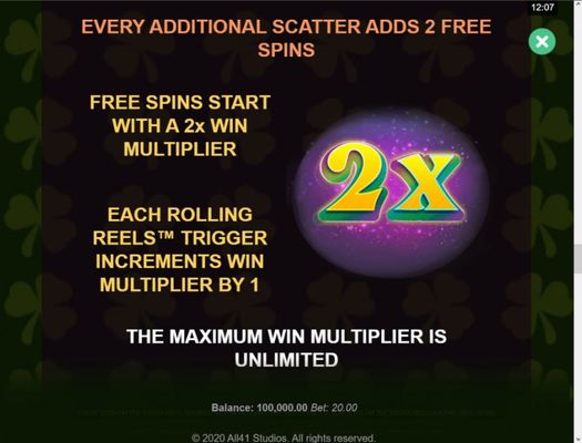 Free Spin Feature Rules