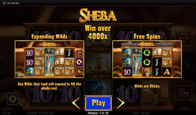 Sheba :: Win over 4000x