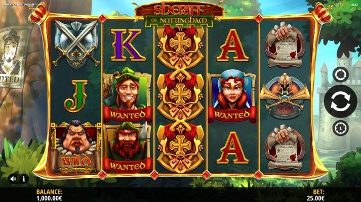 Play slots at Betive: Betive featuring the Video Slots Sheriff of Nottingham with a maximum payout of $12,500