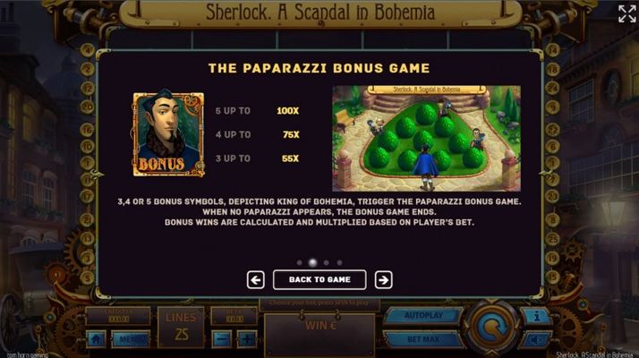 Paparazzi Bonus Game