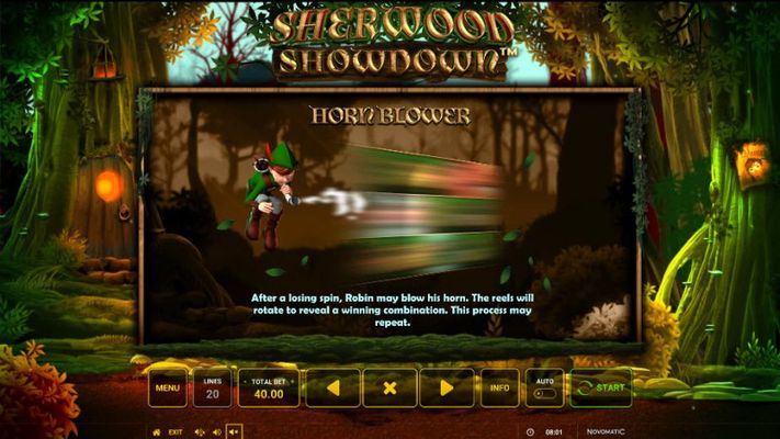 Sherwood Showdown :: Horn Blower Feature