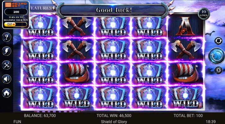 Multiple winning paylines