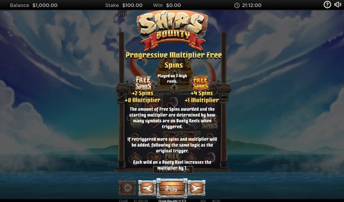 Ships Bounty :: Free Spins Rules