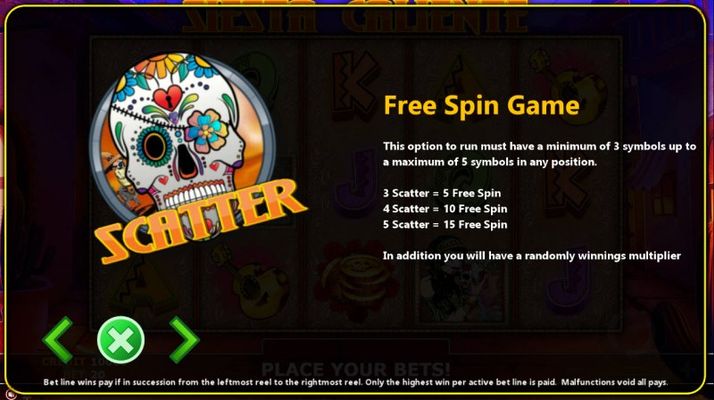 Free Spins Rules