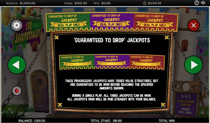 Sir Jackpot Alot :: Jackpot Rules