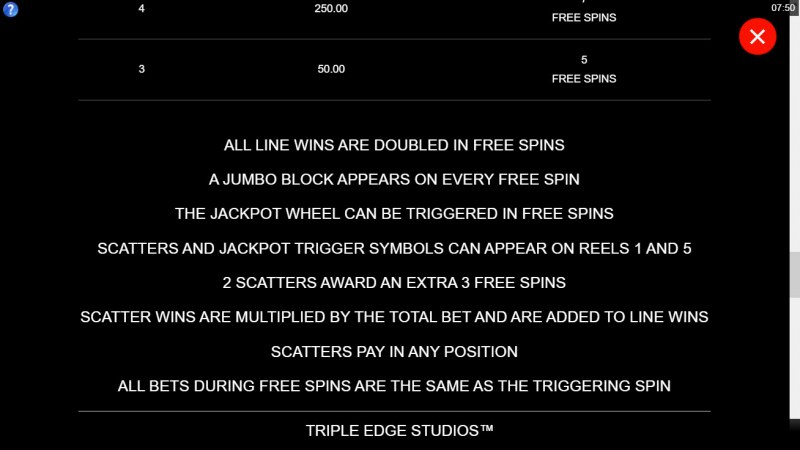 Free Spin Feature Rules