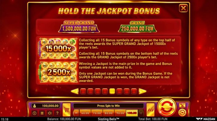 Jackpot Rules