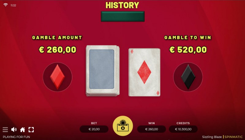 Red or Black Gamble Feature