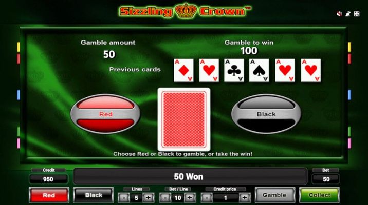 Red or Black Gamble Feature