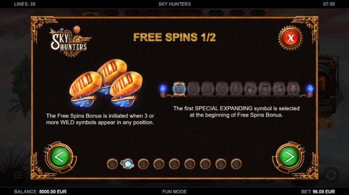 Free Spins Rules