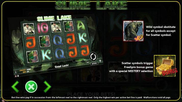 Slime Lake :: Wild and Scatter Rules