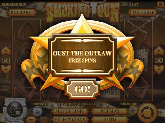 10 Free Spins Awarded