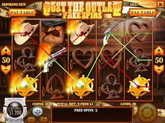 Free Spins Game Board