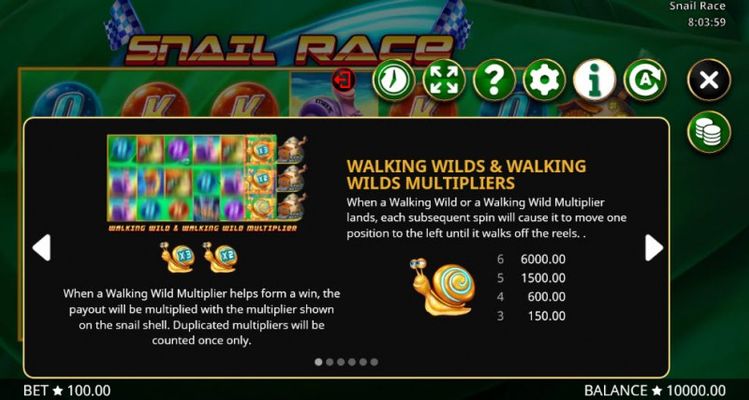 Walking Wilds and Wild Multipliers