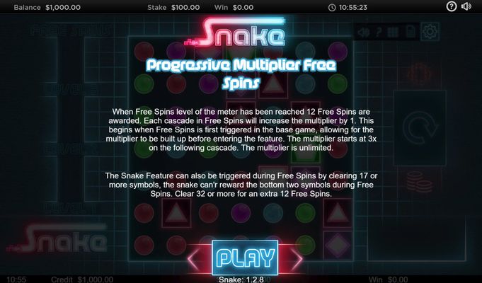 Snake :: Free Spins Rules