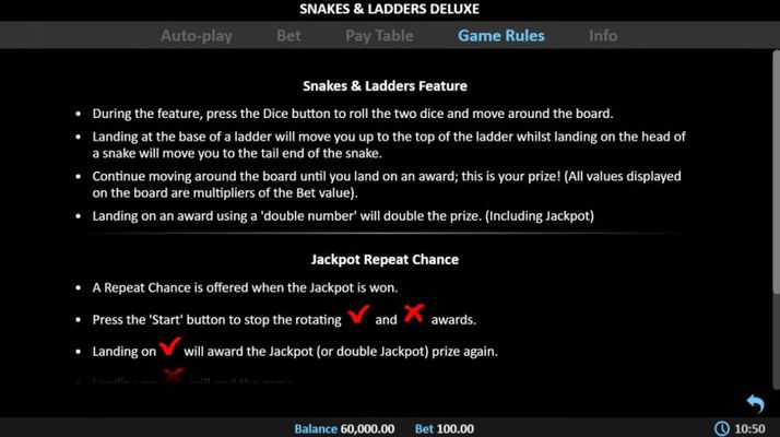 Snakes & Ladders Deluxe :: General Game Rules