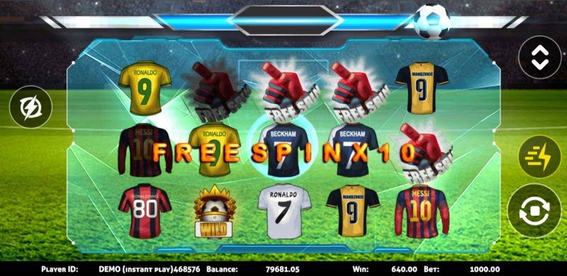 Scatter symbols triggers the free spins bonus feature