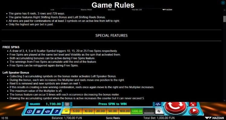 General Game Rules