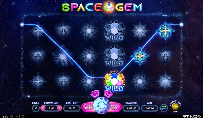 Space Gem :: Game pays in both directions