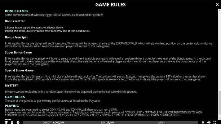 General Game Rules