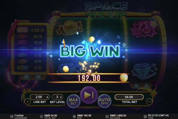 Space Neon :: Big Win