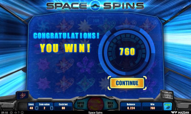 Total free spins payout