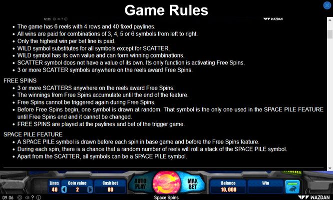 General Game Rules