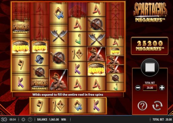 Scatter symbols triggers the free spins feature