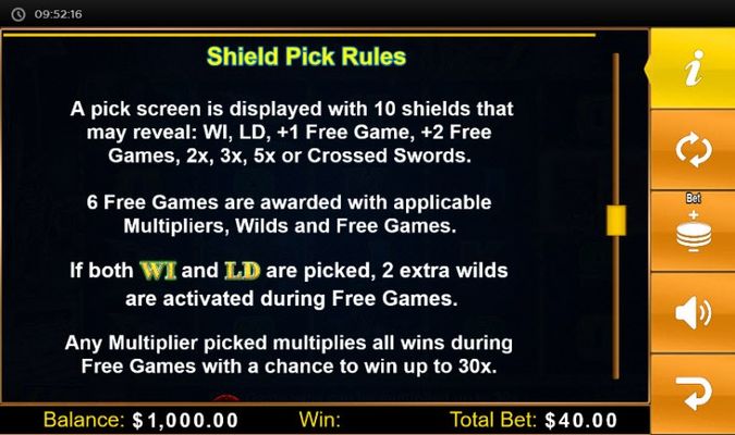 Shield Pick Rules