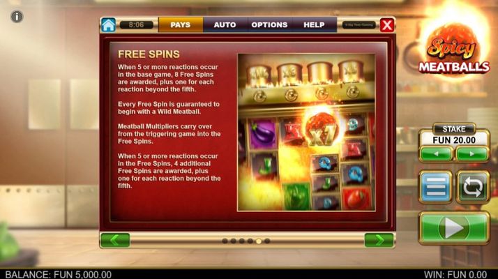 Free Spin Feature Rules