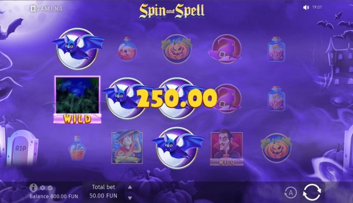 Spin and Spell :: Multiple winning paylines